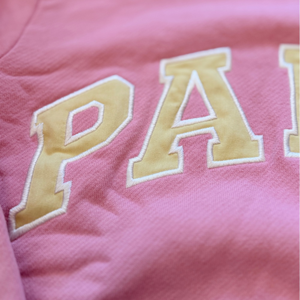 Parke Official Summerland pink varsity mockneck sweatshirt - Picture 6 of 7